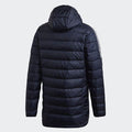 Men's blue down jacket
