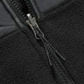 Men’s Denali-Style Fleece Jacket with Woven Chest Panel
